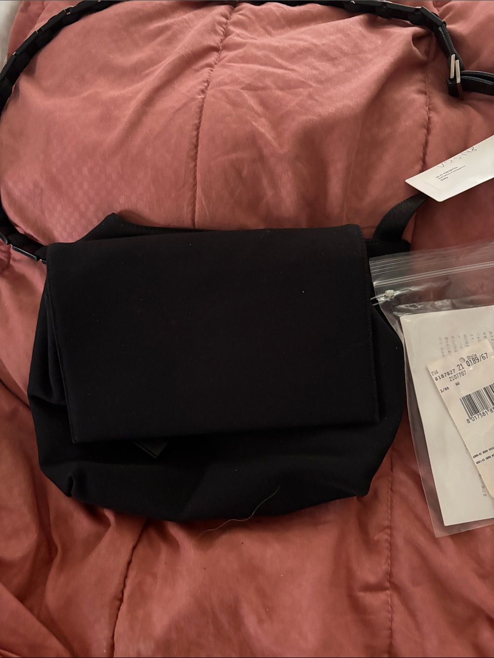BlackSalvatore Ferragarmo Crossbody Shoulder Bag - Minimal Everyday Carry
